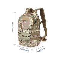 Sac à dos tactique SIVI résistant à l'eau avec système Molle pour le cyclisme en plein air et les voyages