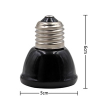 Minco Heat 25/50/75/100W E27 Lampe chauffante pour animaux de compagnie Infrarouge Céramique Émetteur Chaleur Ampoule Pet Couveuse Poulets Reptile Lampe