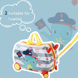 Valise pour enfants Ride-On Tow-Along Toddler Bagages <span class=keywords><strong>Bagage</strong></span> de cabine pour enfants <span class=keywords><strong>A</strong></span>éroport - Product Image 2