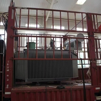 Transformateur de puissance triphasé immergé dans l'huile SZ11 100 kVA à changement de tension en ligne, 10 kV vers 400 V, 50 Hz