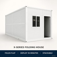 Maison modulaire pliable sur mesure OEM ODM pour clinique, salle de classe, hôpital de campagne – Maison préfabriquée pliable en X