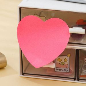 Blocs-notes autocollants en forme de cœur, personnalisés, adhésif puissant, recyclables, pour le bureau, la maison, l'école, les réunions - Product Image 5