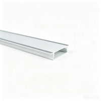 Profilé en aluminium pour bande LED, profilé d'angle, boîtier pour éclairage décoratif de meubles