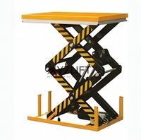 Table élévatrice à ciseaux hydraulique stationnaire à commande à distance XYZLIFT, utilisation populaire, avec roulettes, homologuée CE