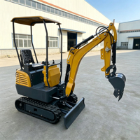 Mini-excavatrice YUNTU EPA/CE, nouvelle mini-pelle sur chenilles à prix abordable, moteurs japonais, micro-excavatrice YT-15 à vendre