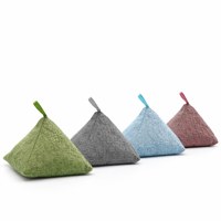 Sachets Purificateurs d'Air en Charbon de Bambou Activé en Gros, Forme Triangulaire, Lot de 4 Couleurs, Naturels, Non Toxiques, Absorbeurs d'Odeurs pour Voiture et Maison