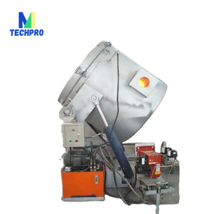 Horno basculante de acero 1T 5T, máquina de latas, horno de fusión de aluminio y metal industrial de energía, horno de fusión por inducción de 100kW - Product Image 3