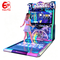 Machine de jeu de danse avec écran HD 55 pouces, tapis de danse LED, combo double joueur, notation personnalisable, prix de gros pour salles d'arcade