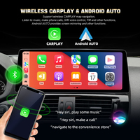 Lecteur multimédia Android 14 de 12,3 pouces 2400x900 pour BMW 1 2 3 4 Series F30 F31 F20 F21 avec cadre étroit, CarPlay sans fil et Android Auto