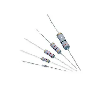 Resistor film karbon 1/4W asli baru 2K4 2K7 3K 3K3 3K6 3K9 4K3 0.25W ohm-komponen elektronik IC chi