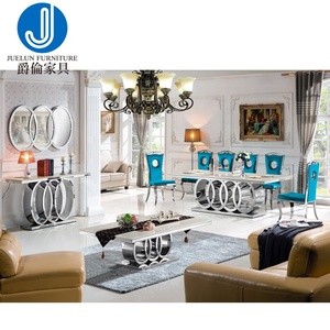 Table <span class=keywords><strong>console</strong></span> luxueuse et moderne <span class=keywords><strong>en</strong></span> acier inoxydable argenté, <span class=keywords><strong>doré</strong></span> ou bronze pour la maison - Product Image 4