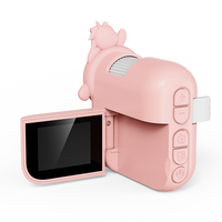 Kamera Video Digital Mini Kamera Video Anak Pemutar DVD Kamera Kartun Anak-anak Layar LCD 2'' Mikroskop