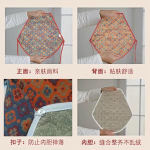 Ceinture abdominale en polaire d'armoise Bo Ai In Charge, rouge, en pur coton, pour réchauffer l'abdomen des enfants et des personnes âgées, avec doublure intérieure amovible - Product Image 5