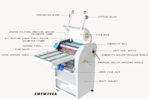 Machine de laminage de papier <span class=keywords><strong>A3</strong></span>, Film chaud et feuille à plastifier, utilisation au bureau et dans la boutique, feuille de papier, <span class=keywords><strong>plastifieuse</strong></span> chaude, à rouler, - Product Image 2