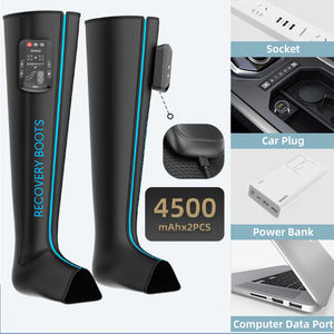 Calore masajeador de piede massaggiatore macchina di drenaggio linfatico pneumatico di recupero dell'aria pressoterapia gamba compressione stivali 8 camera - Product Image 2