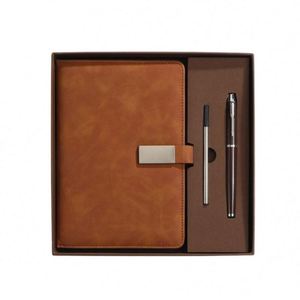 Luxury Business Gift Set Including A5 Notebook and Metal Ballpoint <b>Pen</b> Custom logo Promotional Business Gifts for Opening Gifts - Product Image 5