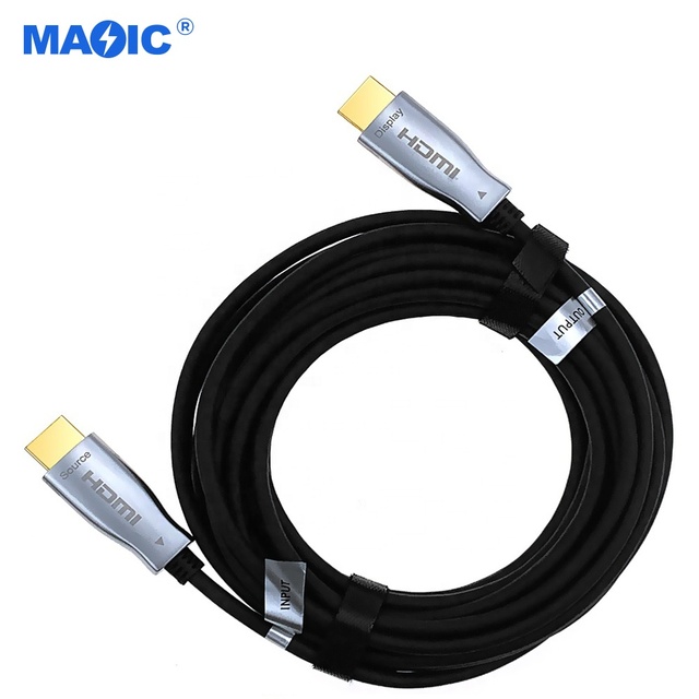 CE UHD 8K 60Hz 48Gbp Gold Plated Active Fiber Optic Cable HDMI 2.1 AOC Cord UHD HDMI Cable