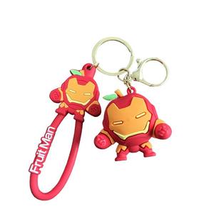 Llaveros de coche de moda, accesorios para mochilas, colgantes de dibujos animados, encantadores dijes de Fruitman para mochilas, llaveros al por mayor. - Product Image 5