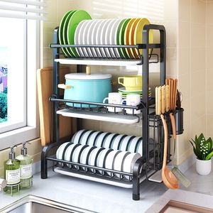 <span class=keywords><strong>Escurridor</strong></span> de <span class=keywords><strong>platos</strong></span> multicapa ajustable para cocina al por mayor organizador de fregadero - Product Image 5