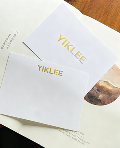 Logo personalizzato Design lamina d'oro goffratura carte di carta regalo di ringraziamento biglietti <span class=keywords><strong>da</strong></span> visita di carta - Product Image 5