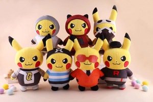 Peluche Pokémon de 18-25 cm, série dessin animé, Charizard, Eevee, Gengar, Pikachu, Bulbasaur, Snorlax, Squirtle, prix de gros - Product Image 3
