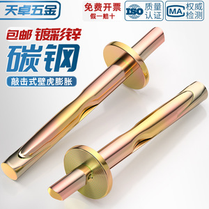 Hammer Drive Expansion Bolt 6mm Zinc Plated For Cement Walls Construction Anchors - Product Image 3