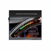 Volant sport en fibre de carbone, amélioré et modifié, adapté aux Mercedes-Benz Dragon-fly A-M-G