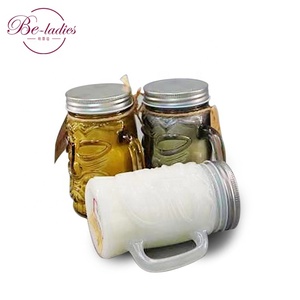 Fashion Decoration Glass <strong>Gift</strong> <strong>Set</strong> Mason Jar Scented Soya <strong>Candles</strong> - Product Image 2