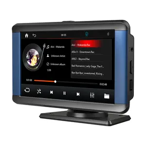Universal Carplay inalámbrico portátil Apple Android Auto Car MP5 Radio Player con cámara DVR