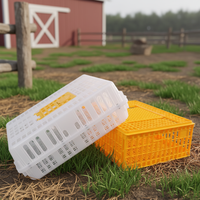 Cage de stockage en plastique de haute qualité pour bétail et volailles, cage à poulets, canards, oies, écologique, durable pour la ferme