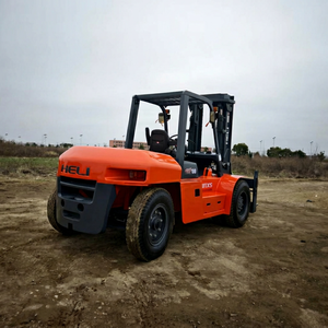 Original Used High Quality 10 Ton Diesel Forklift Heli Internal Combustion Lift Truck Heavy Duty <b>Material</b> <b>Handling</b> Vehicle - Product Image 1