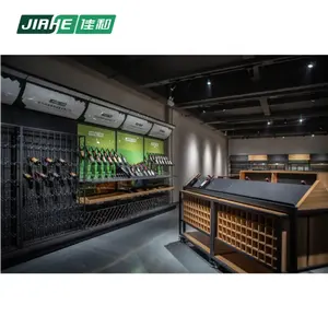 الأكثر مبيعًا رف نبيذ جداري معدني متعدد الطبقات شوبفيتيز الخشب - Product Image 4