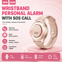Alarma de Seguridad Personal de 130dB con GPS, Llamadas SOS y Alerta de Caídas para Personas Mayores, Mujeres y Niños