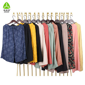 Jeans <span class=keywords><strong>de</strong></span> Pierna Ancha para <span class=keywords><strong>Mujer</strong></span> <span class=keywords><strong>de</strong></span> Gracer, Colección <span class=keywords><strong>de</strong></span> Verano <span class=keywords><strong>de</strong></span> Poliéster/Algodón, Precio Económico, 45-100 kg, Origen China - Product Image 6