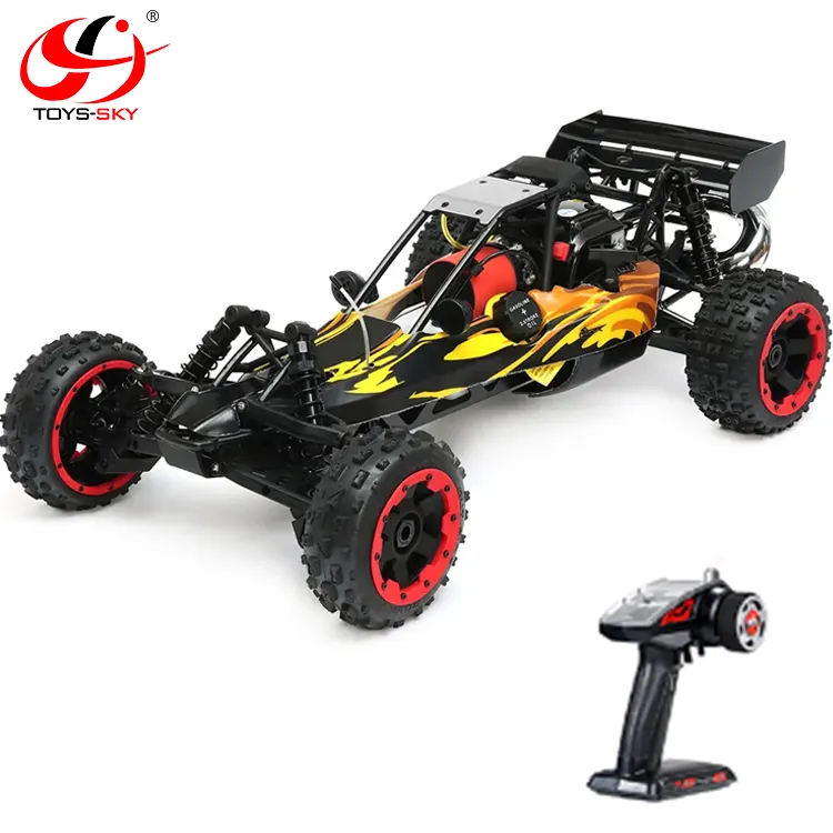 2.4G essence RC voiture la plus rapide course 80 km/h Rovan Baja 1/5 5B gaz 2 temps moteur hors route camion essence 29cc pour adultes