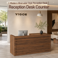 Comptoir de réception moderne en bois, design minimaliste, comptoir de bar pour club et comptoir de caisse pour café, personnalisable