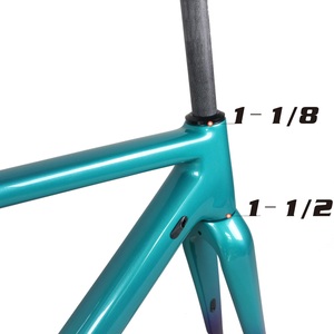 External Cable Disc Gravel Bike <b>Frame</b> GR029 Di2 and Mechanical Compatible 49/58cm Size - Product Image 2