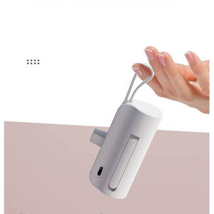 소형 휴대용 발전소 배터리 충전기 전화 용 키 체인 <span class=keywords><strong>4500mah</strong></span> 케이블 전원 은행 디스플레이와 원래 미니 <span class=keywords><strong>Powerbank</strong></span> - Product Image 1