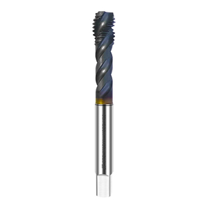 Bibo Spiral Fluted Tap <b>M3</b> M4 M5 M6 M12 M14 M16 M18 <b>Screw</b> Thread Machine Taps Solid Spiral Tap for Steel Alloy Carbide Tungsten - Product Image 1