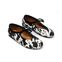 Sandales plates en cuir véritable faites à la main pour femmes, respirantes, douces, confortables, légères, chaussures décontractées à la mode