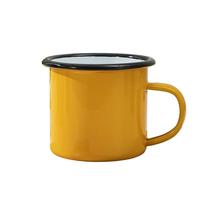 Tasses en émail modernes personnalisées avec logo coloré, qualité garantie, en métal et en fer, pour le café, le lait, la boisson