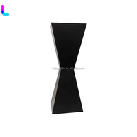 Vase en métal LEDA, décoration de table de mariage, centre de table, décoration de vase en métal pour la maison, décoration d'hôtel