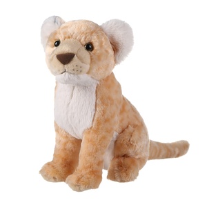 Jouets en peluche léopard des neiges réalistes, mascotte de simulation, jouets en peluche léopard sauvage sur mesure - Product Image 2