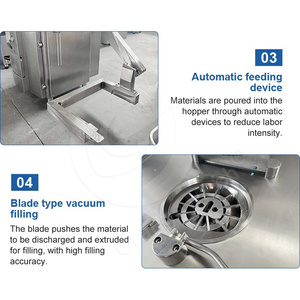 ORME, máquina comercial para rellenar salchichas de cerdo, máquina para hacer salchichas alemanas grandes y completas - Product Image 5