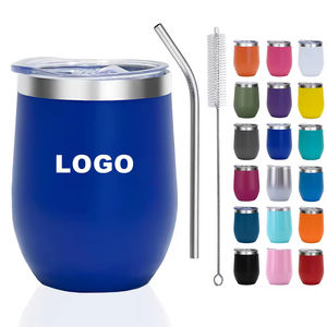 แก้วเก็บความร้อนสแตนเลส 304 ขนาด 12 ออนซ์ สกรีนโลโก้ได้ตามสั่ง สำหรับใส่ไข่ ชา กาแฟ เบียร์ พร้อมฝาปิด ขายส่ง - Product Image 5