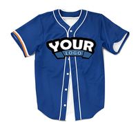 Maillot de baseball personnalisé, impression par sublimation, uniforme de baseball respirant, t-shirts de baseball à séchage rapide pour adultes et jeunes