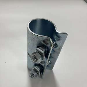 ข้อต่อเหล็กชุบสังกะสีแบบตีขึ้นรูป Q235 สำหรับงานก่อสร้างแบบหมุนได้และแบบตายตัว อุปกรณ์ประกอบบันไดและแผ่นพื้นนั่งทำงานบนนั่งร้าน  ตัวหนีบแบบปลอก - Product Image 6