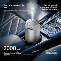 Diffuseur d'huiles essentielles portable en métal pour voiture compacte et usage domestique, capacité 10ML/5ML, faible bruit, intelligent et entièrement automatique