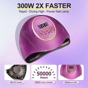 Lampe à LED UV rose pour ongles, 66 perles lumineuses, capteur automatique, 4 minuteurs, séchage rapide, pour salon et maison, manucure - Product Image 4