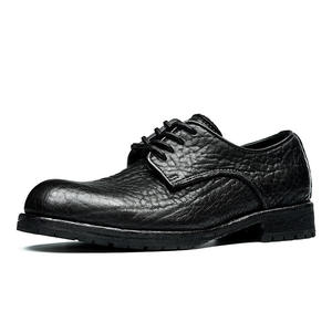 Zapatos de Cuero Vacuno Transpirables e Impermeables para Hombre, Elegantes, para Fiestas, Uso Casual, Resistentes a Impactos, Zapatos de Vestir y Oxford - Product Image 6